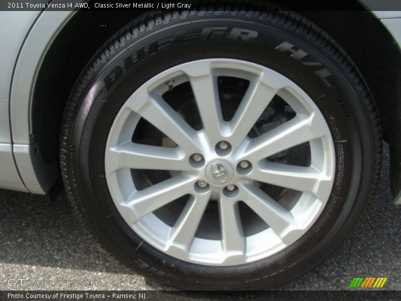 Classic Silver Metallic / Light Gray 2011 Toyota Venza I4 AWD