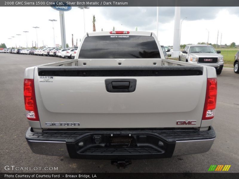 Silver Birch Metallic / Dark Titanium 2008 GMC Sierra 1500 Crew Cab