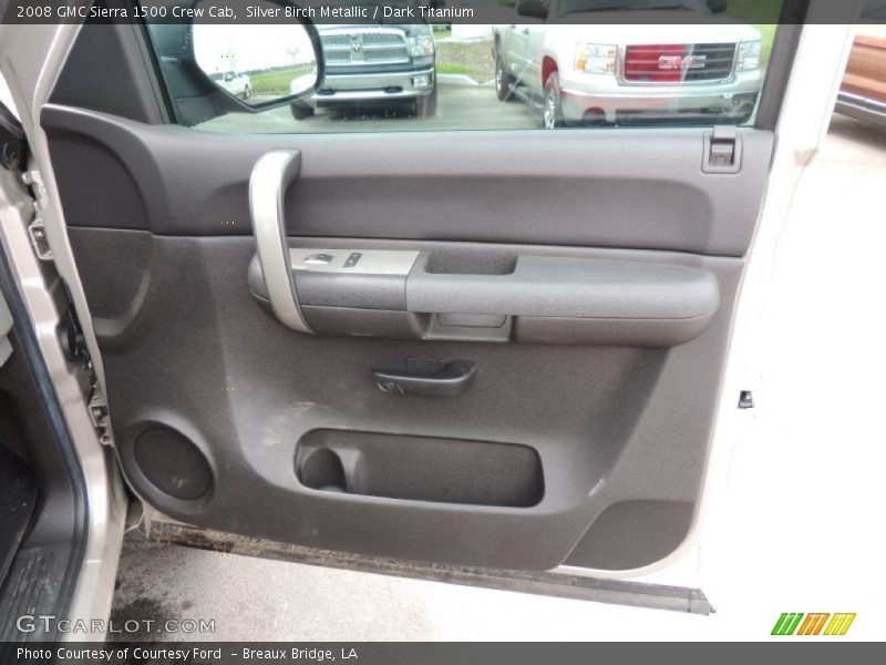 Silver Birch Metallic / Dark Titanium 2008 GMC Sierra 1500 Crew Cab