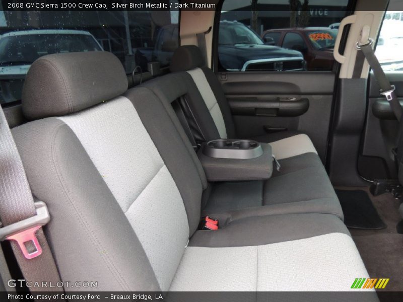 Silver Birch Metallic / Dark Titanium 2008 GMC Sierra 1500 Crew Cab