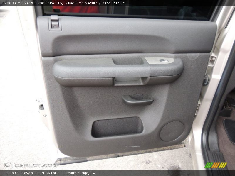 Silver Birch Metallic / Dark Titanium 2008 GMC Sierra 1500 Crew Cab