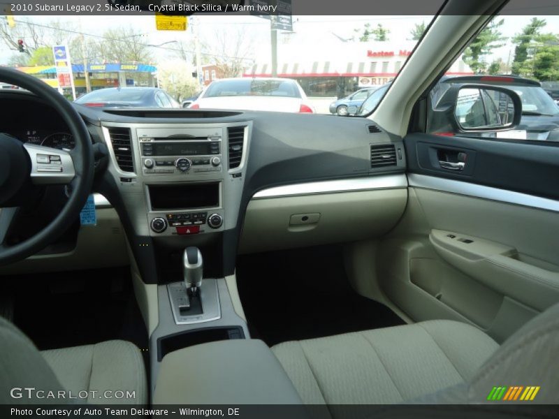 Crystal Black Silica / Warm Ivory 2010 Subaru Legacy 2.5i Sedan