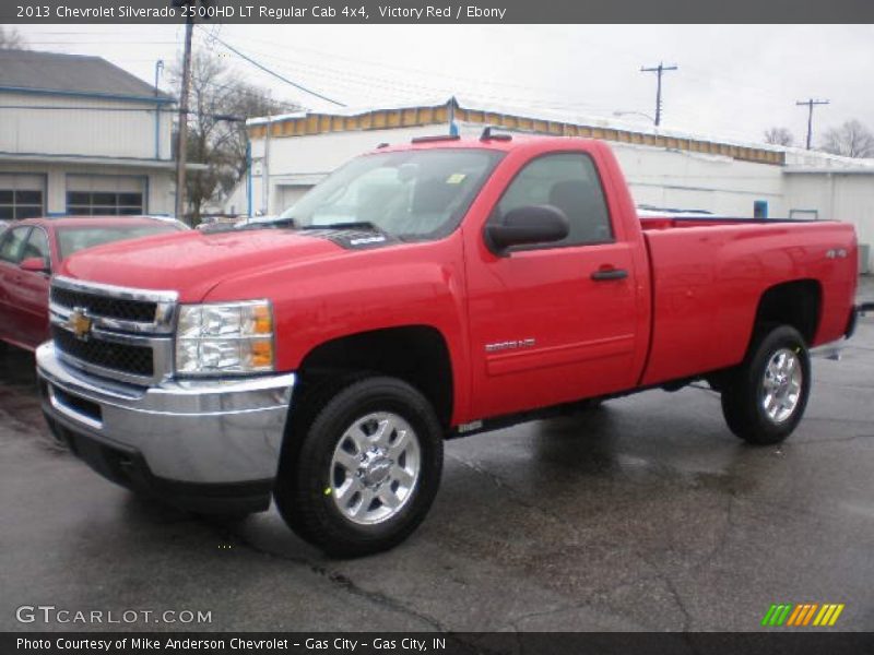 Victory Red / Ebony 2013 Chevrolet Silverado 2500HD LT Regular Cab 4x4