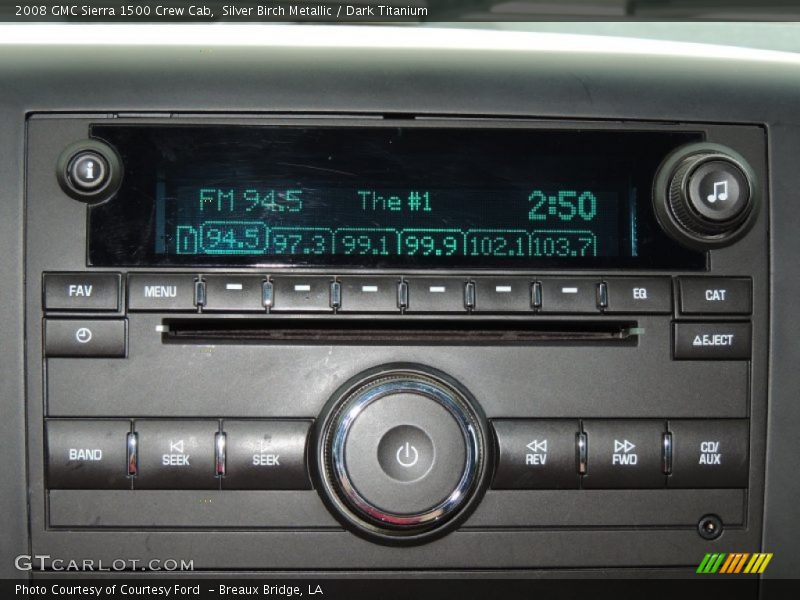 Silver Birch Metallic / Dark Titanium 2008 GMC Sierra 1500 Crew Cab