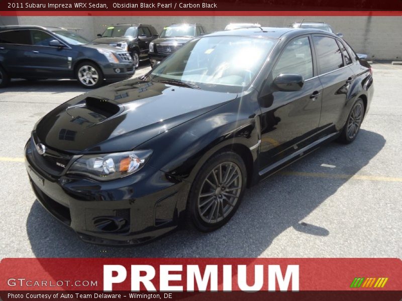 Obsidian Black Pearl / Carbon Black 2011 Subaru Impreza WRX Sedan