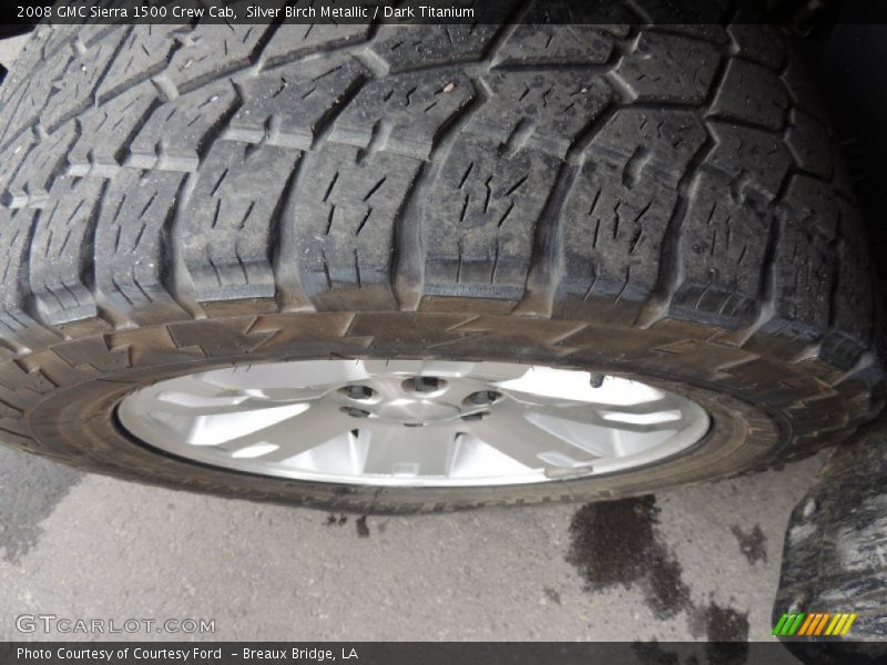Silver Birch Metallic / Dark Titanium 2008 GMC Sierra 1500 Crew Cab