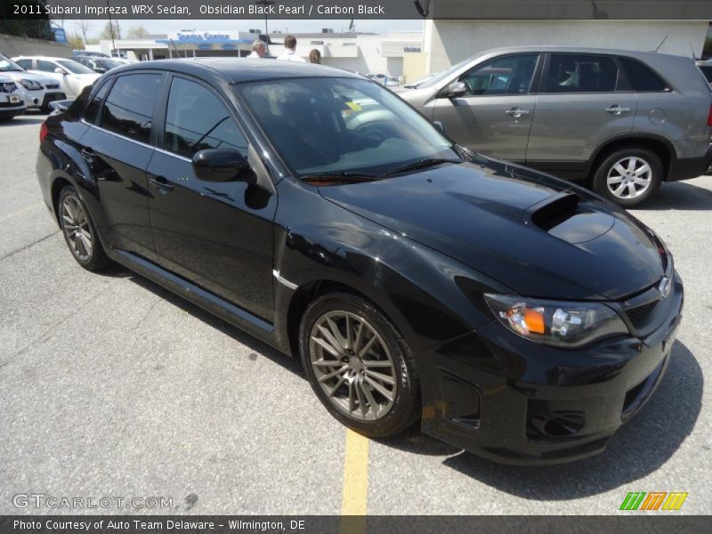 Obsidian Black Pearl / Carbon Black 2011 Subaru Impreza WRX Sedan