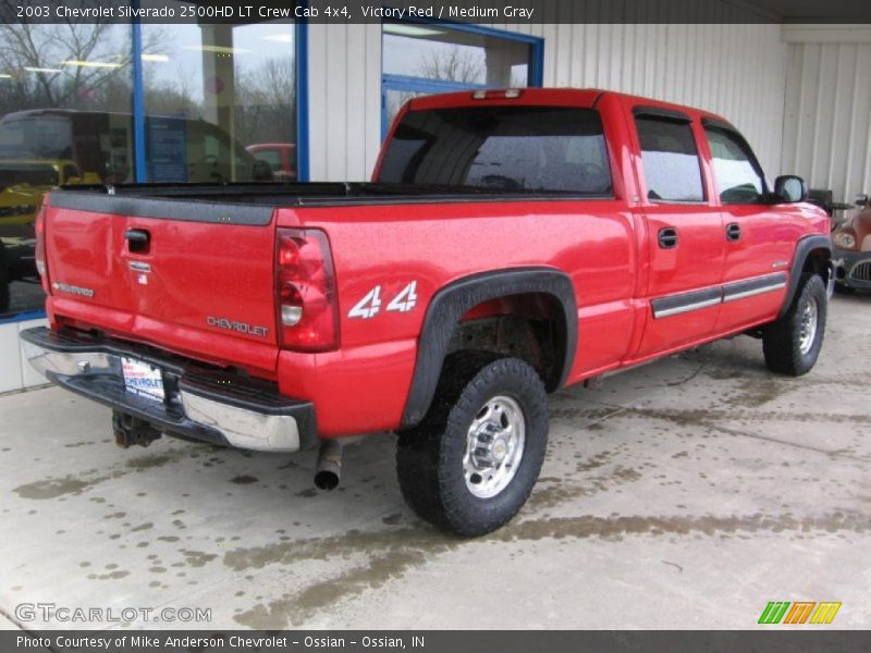 Victory Red / Medium Gray 2003 Chevrolet Silverado 2500HD LT Crew Cab 4x4