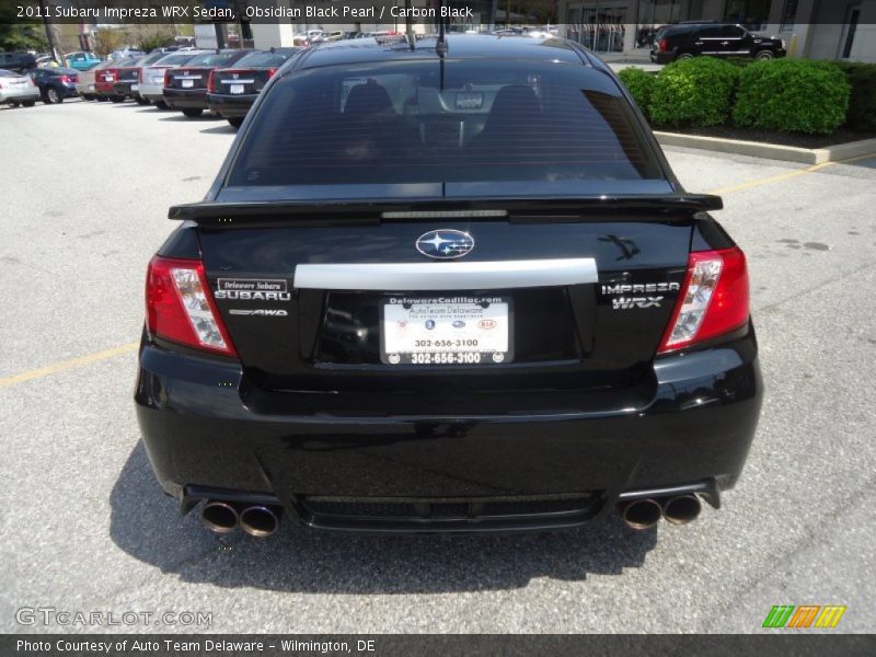 Obsidian Black Pearl / Carbon Black 2011 Subaru Impreza WRX Sedan