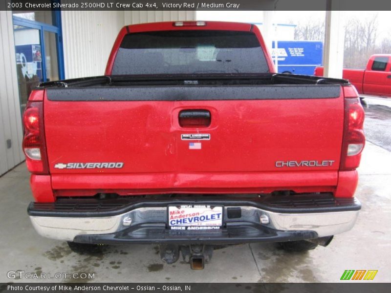 Victory Red / Medium Gray 2003 Chevrolet Silverado 2500HD LT Crew Cab 4x4