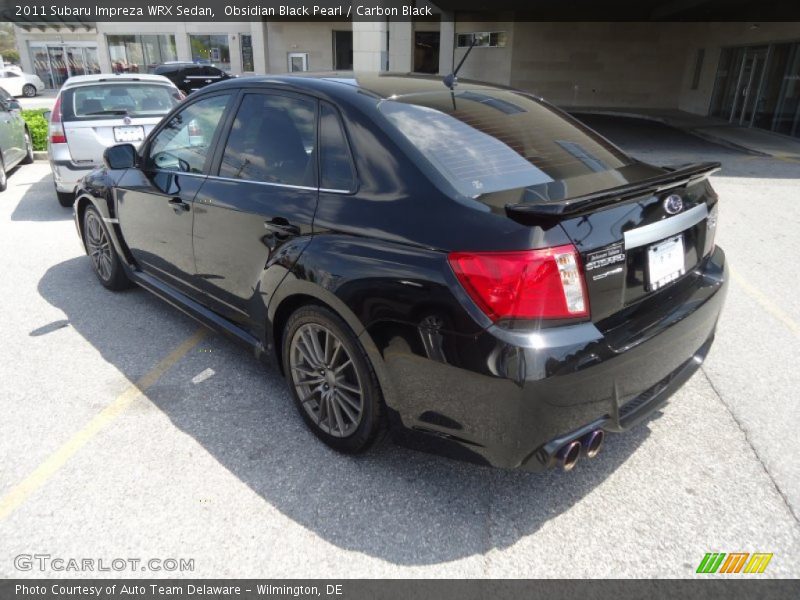 Obsidian Black Pearl / Carbon Black 2011 Subaru Impreza WRX Sedan