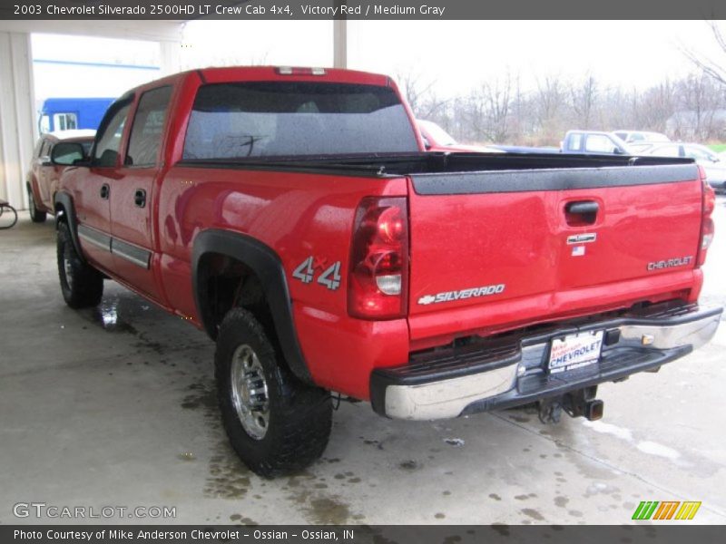 Victory Red / Medium Gray 2003 Chevrolet Silverado 2500HD LT Crew Cab 4x4