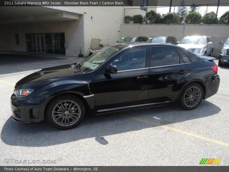 Obsidian Black Pearl / Carbon Black 2011 Subaru Impreza WRX Sedan