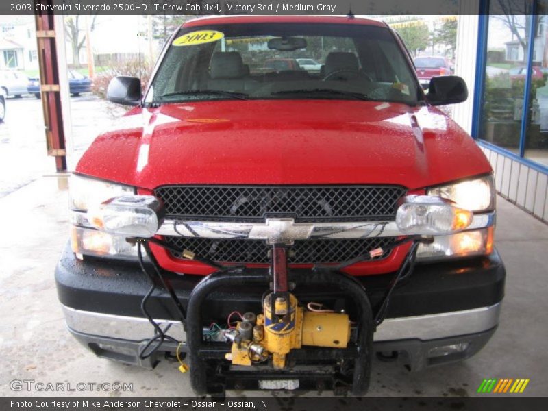 Victory Red / Medium Gray 2003 Chevrolet Silverado 2500HD LT Crew Cab 4x4