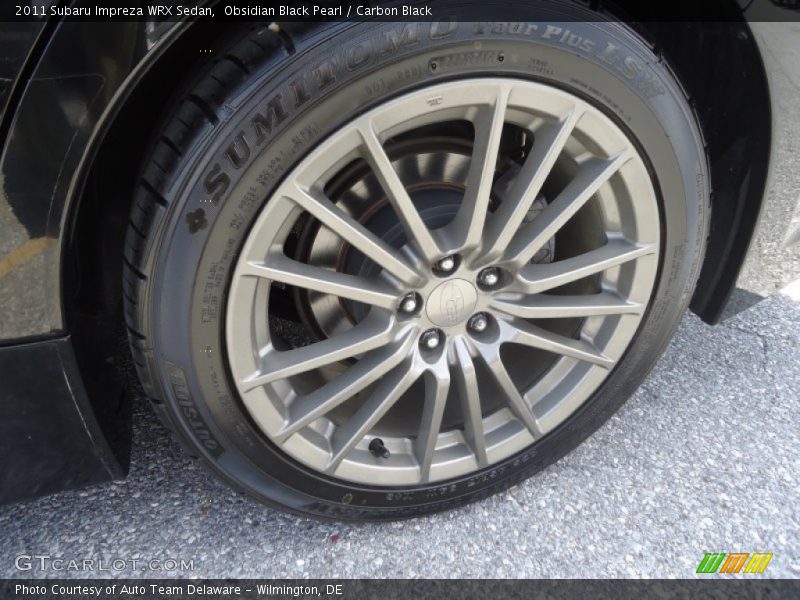 Obsidian Black Pearl / Carbon Black 2011 Subaru Impreza WRX Sedan