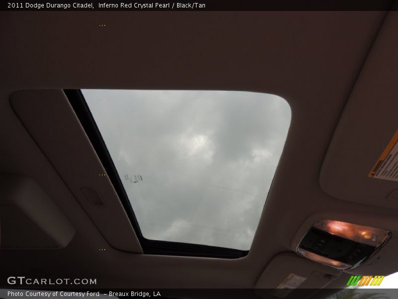 Inferno Red Crystal Pearl / Black/Tan 2011 Dodge Durango Citadel