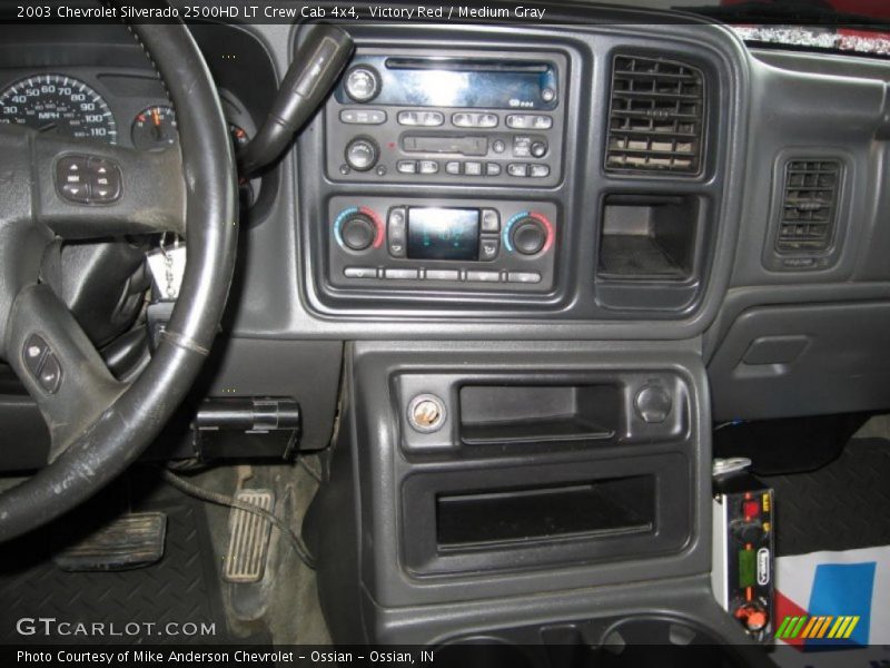 Victory Red / Medium Gray 2003 Chevrolet Silverado 2500HD LT Crew Cab 4x4
