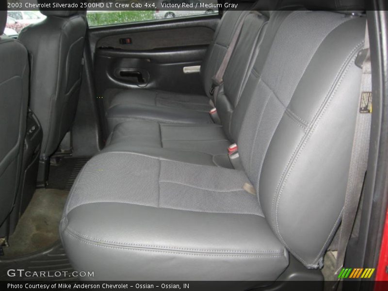 Victory Red / Medium Gray 2003 Chevrolet Silverado 2500HD LT Crew Cab 4x4