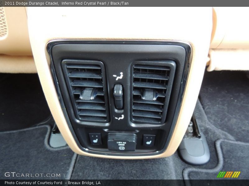 Inferno Red Crystal Pearl / Black/Tan 2011 Dodge Durango Citadel