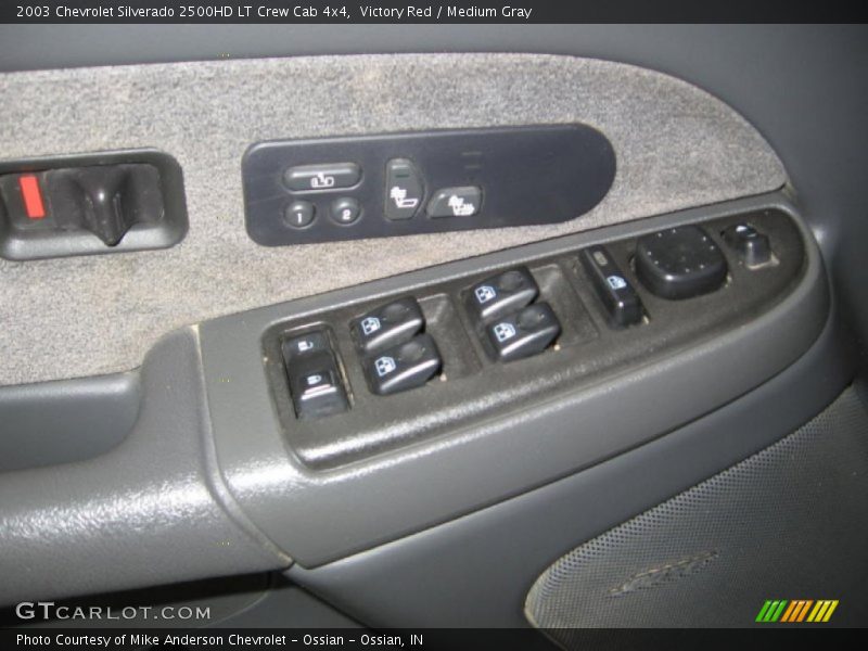 Victory Red / Medium Gray 2003 Chevrolet Silverado 2500HD LT Crew Cab 4x4