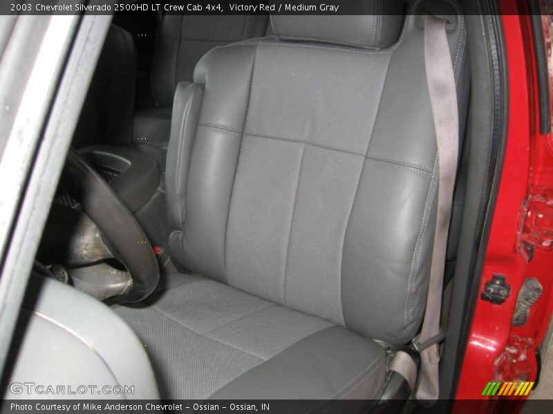 Victory Red / Medium Gray 2003 Chevrolet Silverado 2500HD LT Crew Cab 4x4