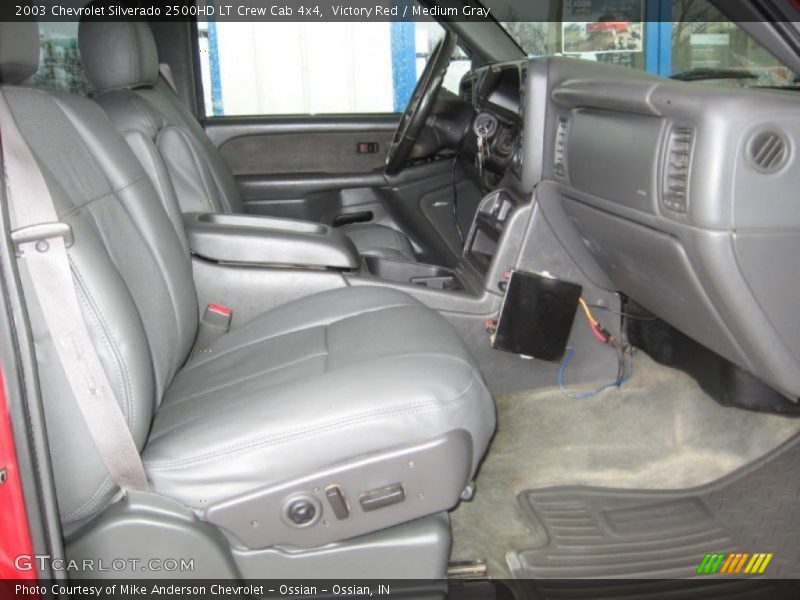 Victory Red / Medium Gray 2003 Chevrolet Silverado 2500HD LT Crew Cab 4x4