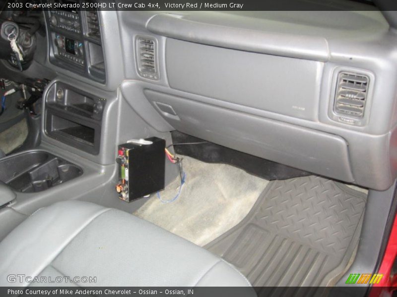 Victory Red / Medium Gray 2003 Chevrolet Silverado 2500HD LT Crew Cab 4x4