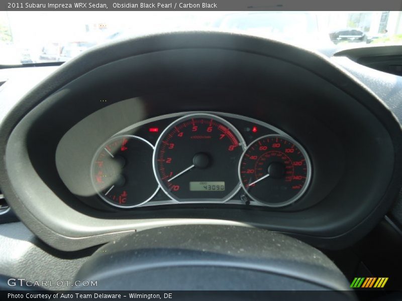 Obsidian Black Pearl / Carbon Black 2011 Subaru Impreza WRX Sedan