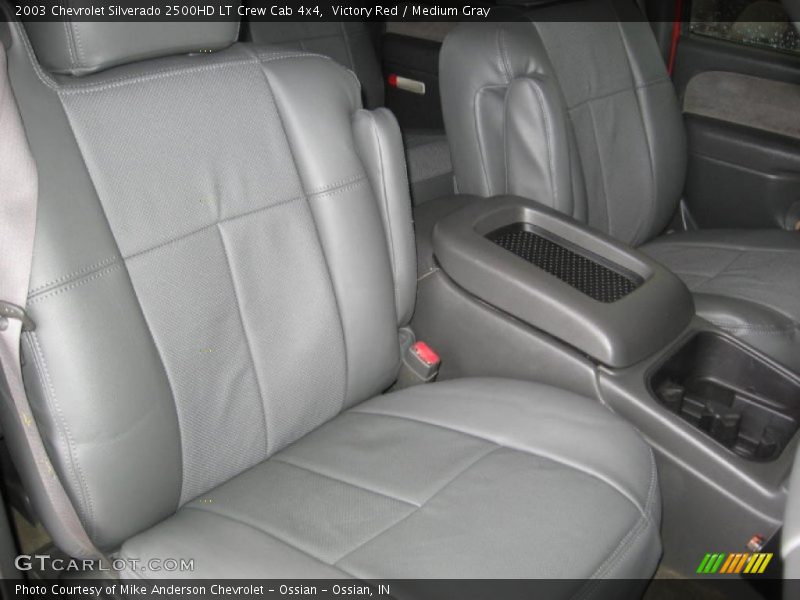 Victory Red / Medium Gray 2003 Chevrolet Silverado 2500HD LT Crew Cab 4x4