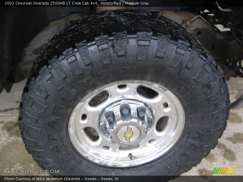 Victory Red / Medium Gray 2003 Chevrolet Silverado 2500HD LT Crew Cab 4x4