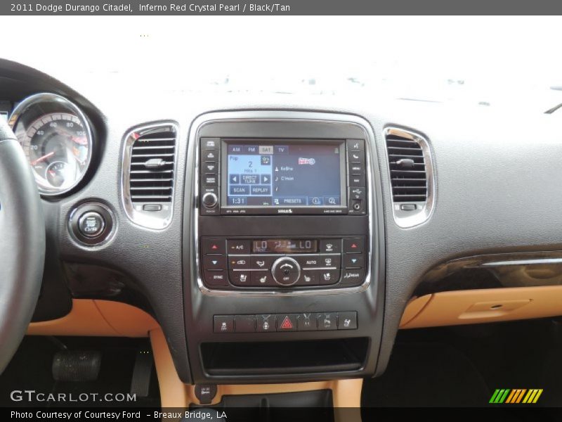 Inferno Red Crystal Pearl / Black/Tan 2011 Dodge Durango Citadel
