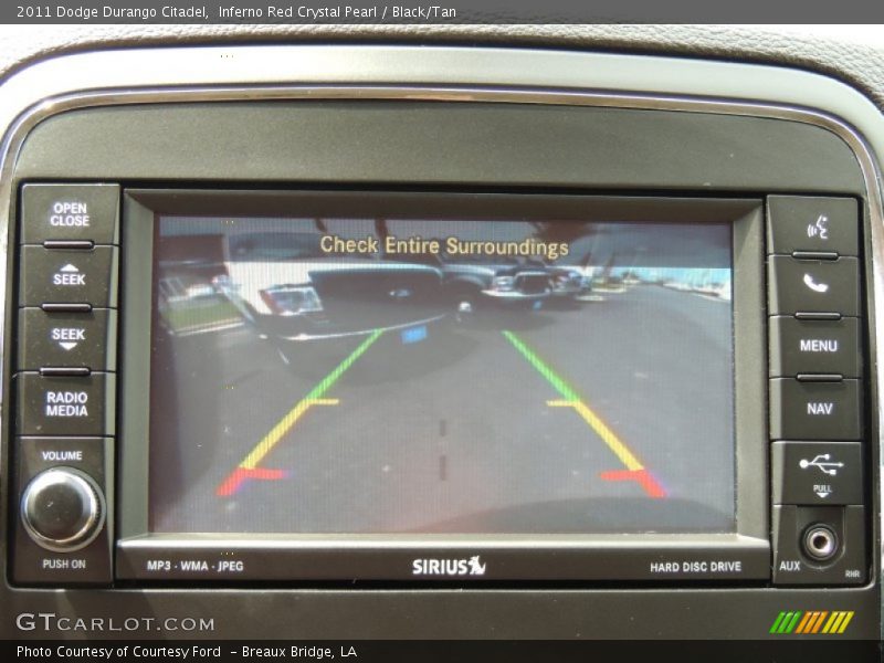 Inferno Red Crystal Pearl / Black/Tan 2011 Dodge Durango Citadel