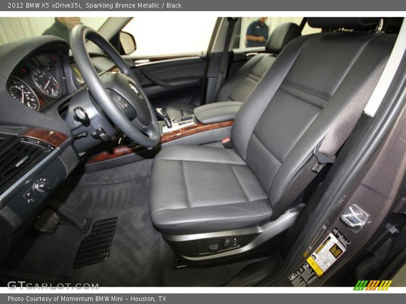 Sparkling Bronze Metallic / Black 2012 BMW X5 xDrive35i