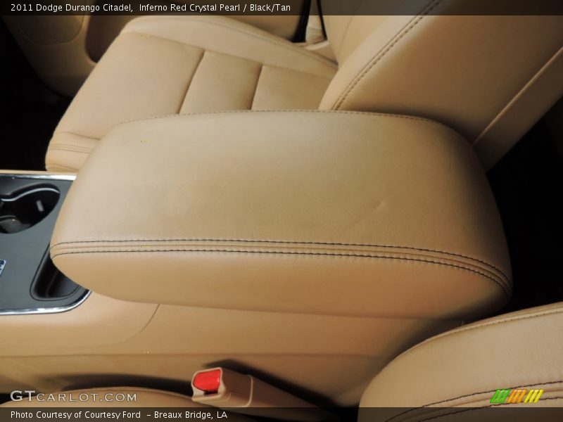 Inferno Red Crystal Pearl / Black/Tan 2011 Dodge Durango Citadel