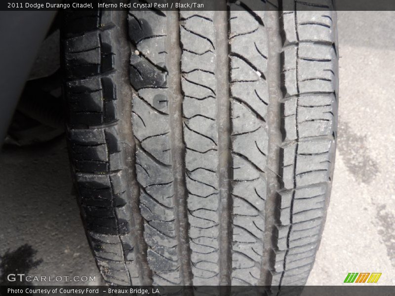 Inferno Red Crystal Pearl / Black/Tan 2011 Dodge Durango Citadel