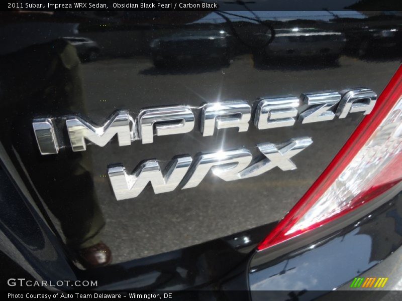 Obsidian Black Pearl / Carbon Black 2011 Subaru Impreza WRX Sedan