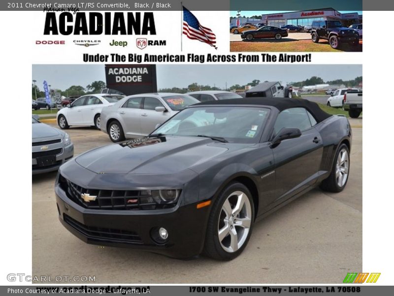 Black / Black 2011 Chevrolet Camaro LT/RS Convertible