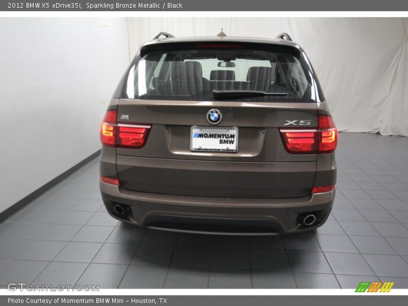 Sparkling Bronze Metallic / Black 2012 BMW X5 xDrive35i