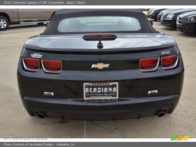 Black / Black 2011 Chevrolet Camaro LT/RS Convertible