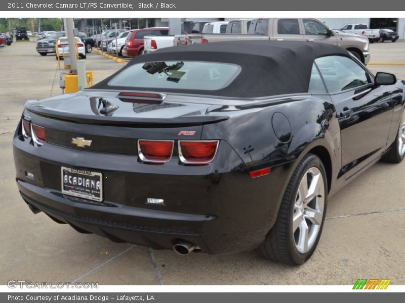 Black / Black 2011 Chevrolet Camaro LT/RS Convertible