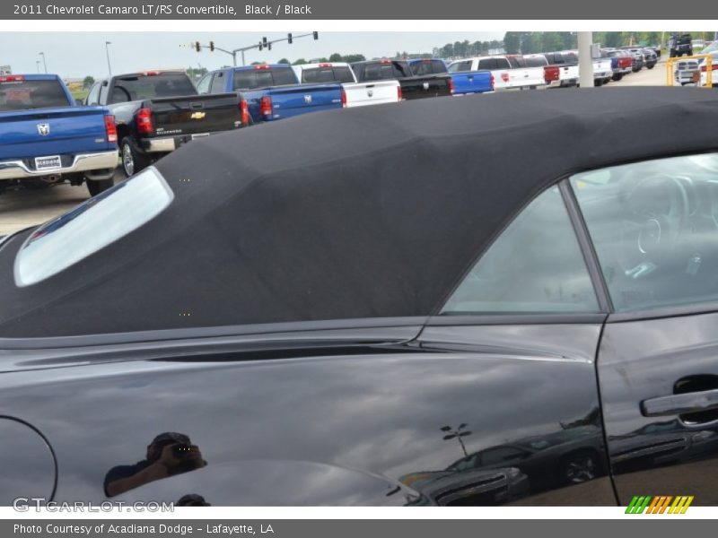 Black / Black 2011 Chevrolet Camaro LT/RS Convertible