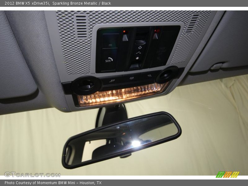 Sparkling Bronze Metallic / Black 2012 BMW X5 xDrive35i