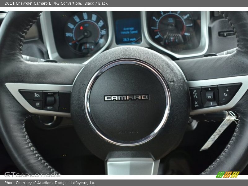 Black / Black 2011 Chevrolet Camaro LT/RS Convertible