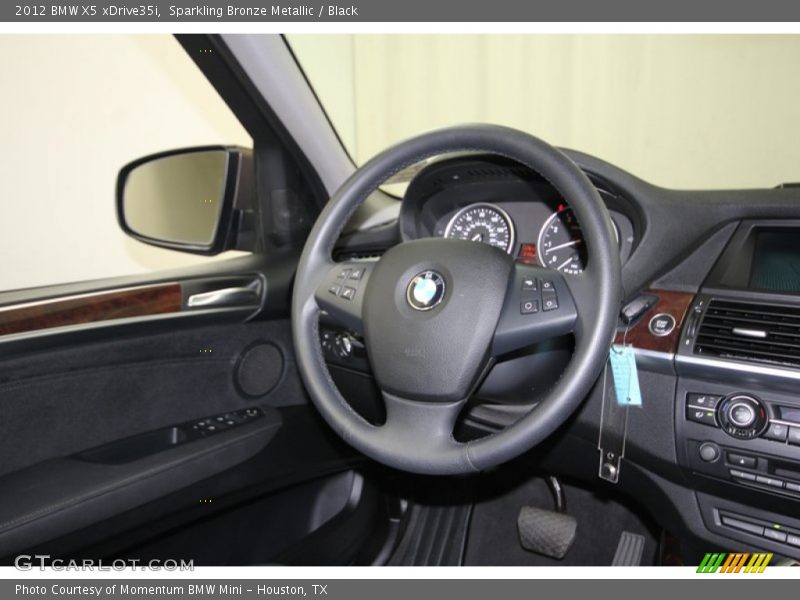 Sparkling Bronze Metallic / Black 2012 BMW X5 xDrive35i