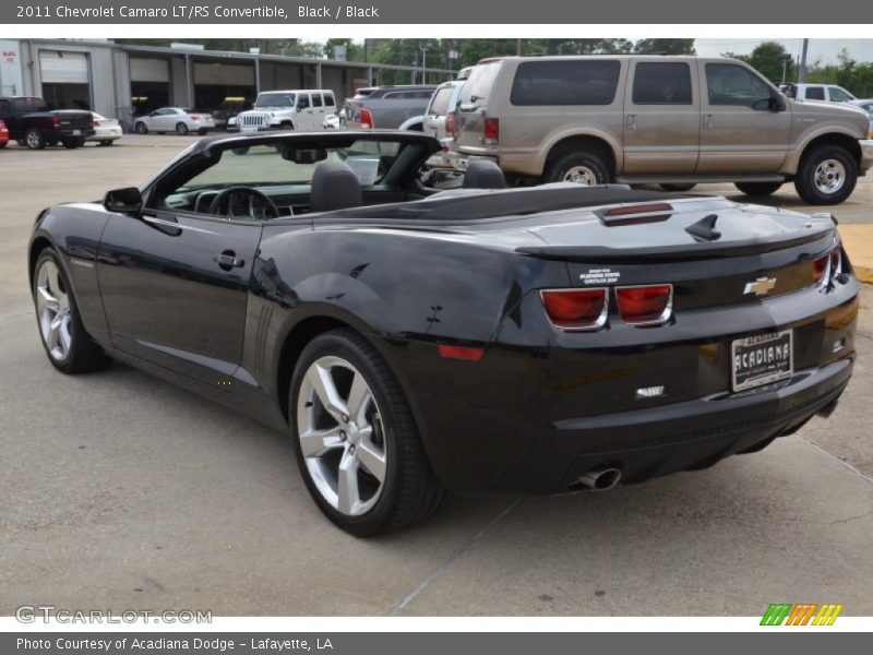 Black / Black 2011 Chevrolet Camaro LT/RS Convertible