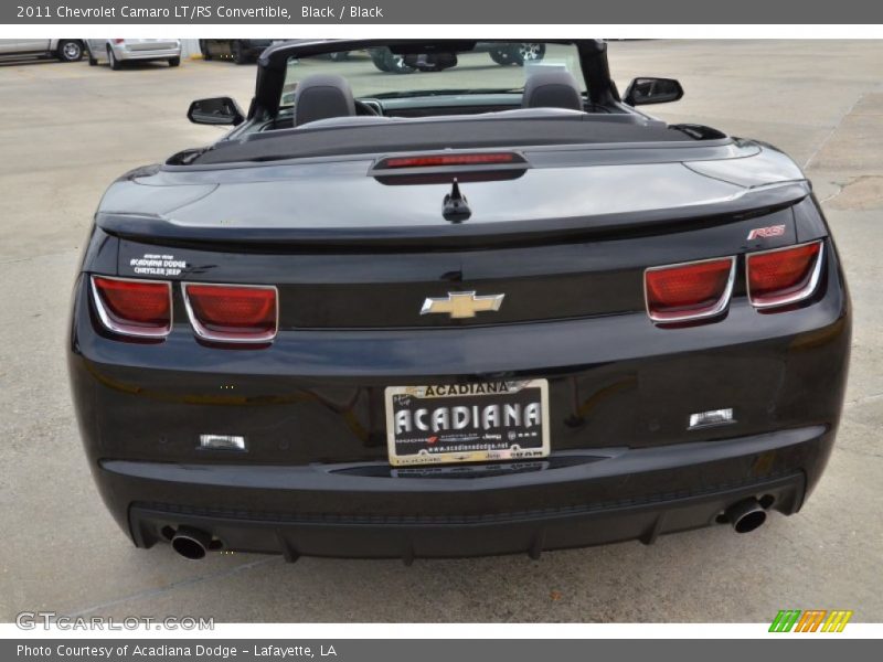 Black / Black 2011 Chevrolet Camaro LT/RS Convertible