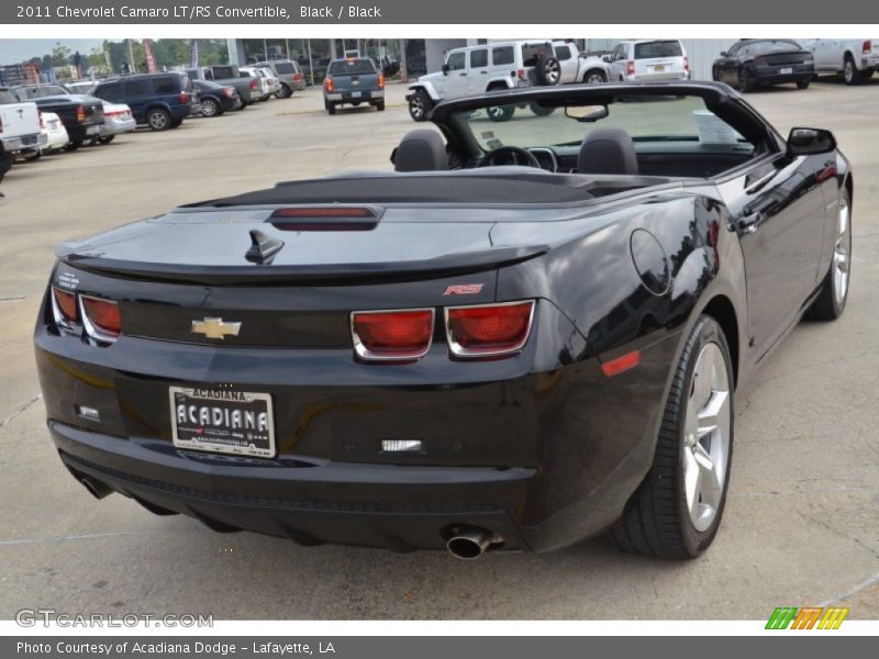 Black / Black 2011 Chevrolet Camaro LT/RS Convertible