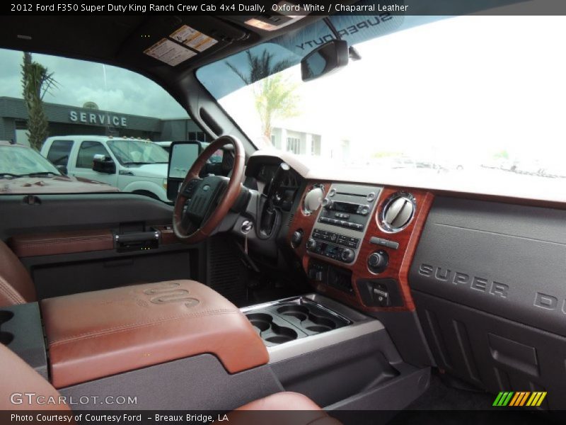 Oxford White / Chaparral Leather 2012 Ford F350 Super Duty King Ranch Crew Cab 4x4 Dually