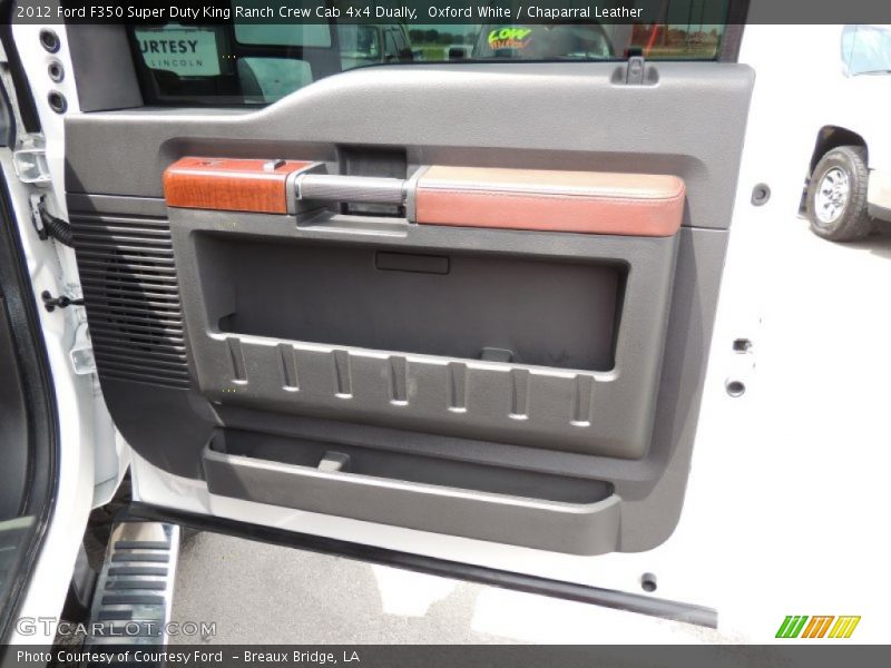 Oxford White / Chaparral Leather 2012 Ford F350 Super Duty King Ranch Crew Cab 4x4 Dually