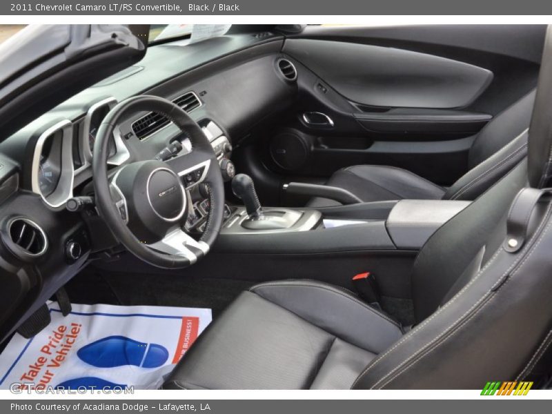 Black / Black 2011 Chevrolet Camaro LT/RS Convertible